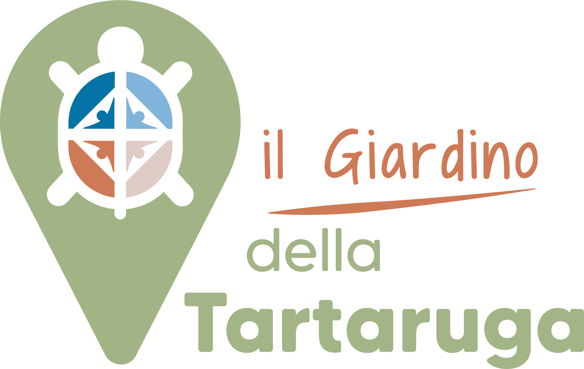 Logo del Giardino della Tartaruga, con simbolo della tartaruga